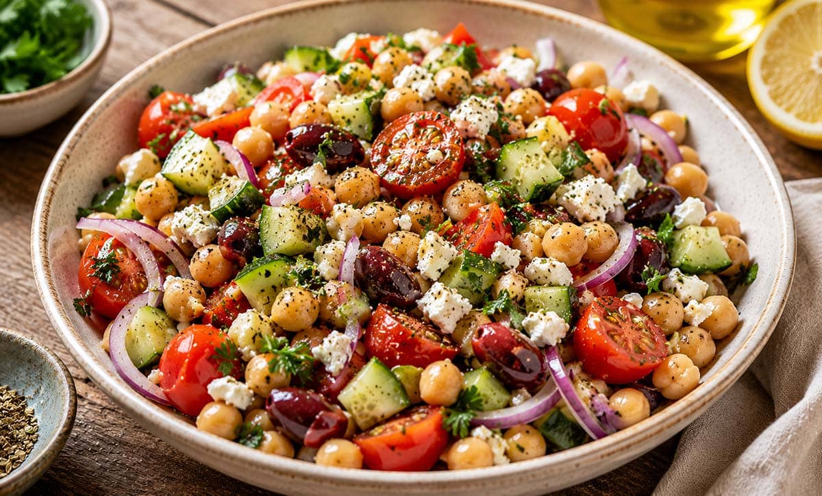 Mediterranean Chickpea Salad