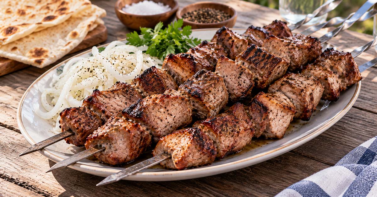 Khorovats — Armenian Grilled Pork